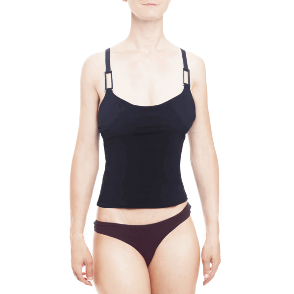 canotta intima donna nera CALVIN KLEIN elasticizzata