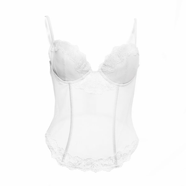 Cotton club bustino bianco