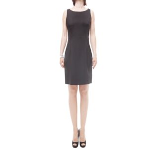 VERYSIMPLE - short black dress woman