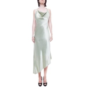 X'S MILANO - long satin dress