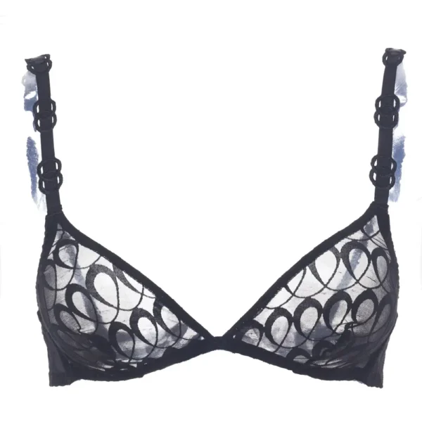 Antigel reggiseno nero senza ferretto silhouette ballerine