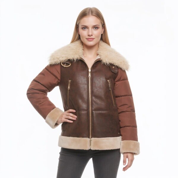 cappotto giacca donna twinset my twin pelliccia marrone