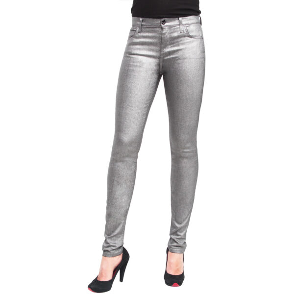 KAOS - jeans donna  metallizzato, skynny, tessuto elasticizzato, IT 40, S