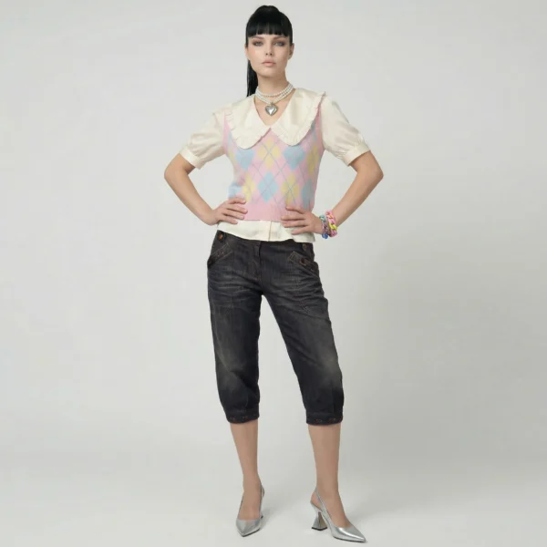 pantaloni-moschino-jeans-it-44-L-inserti-vera-pelle-marrone-antracite-used